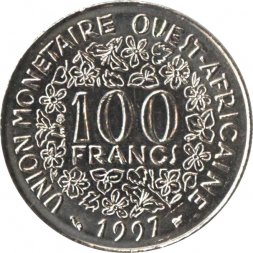 Западная Африка 100 франков 1997 год