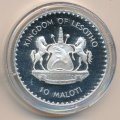 Лесото 10 малоти 1982 год - Вашингтон. Пересечение Делавэра