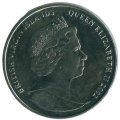 Виргинские острова 1 доллар 2002 год - Трагедия 11 сентября 2001 года. Башни-близнецы