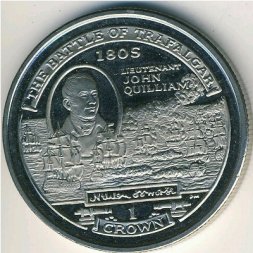 Остров Мэн 1 крона 2004 год