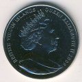 Виргинские острова 1 доллар 2009 год - Елизавета I