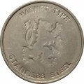 Жетон игровой Magnet type Stainless steel. Британский Лев