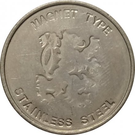 Жетон игровой Magnet type Stainless steel. Британский Лев