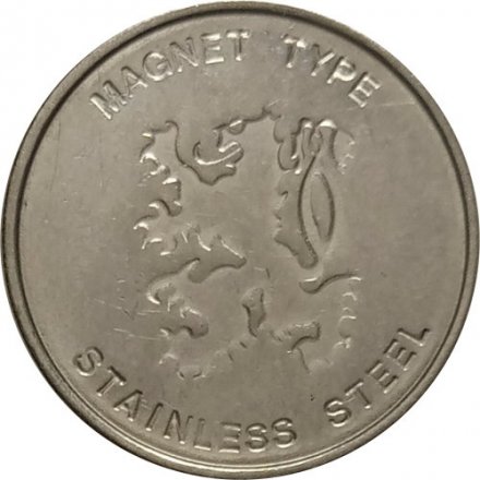 Жетон игровой Magnet type Stainless steel. Британский Лев