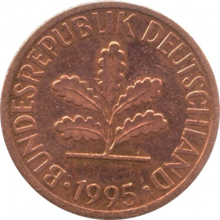 ФРГ 2 пфеннига 1995 год (A)