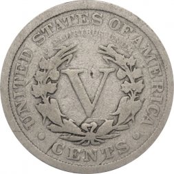 США 5 центов 1902 год (без отметки МД)