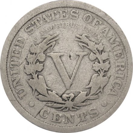 США 5 центов 1902 год (без отметки МД)