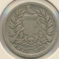 Гватемала 1/2 реала 1895 год