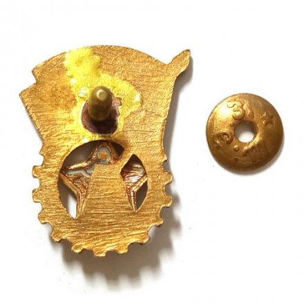 Значок ГТО. Готов к труду и обороне СССР 2 ступени. ЩЭЗ, тяжелый