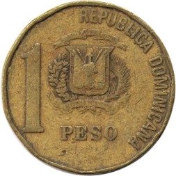 Доминиканская республика 1 песо 1993 год - Хуан Пабло Дуарте