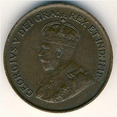 Канада 1 цент 1927 год - Король Георг V