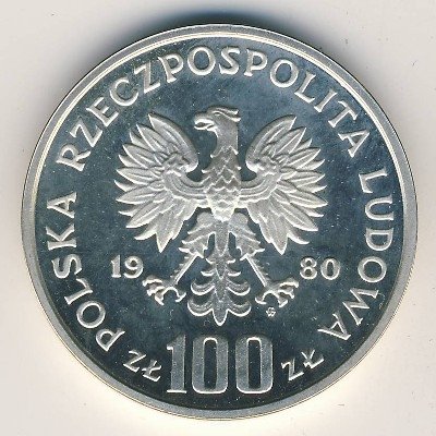 Польша 100 злотых 1980 год