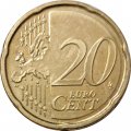 Бельгия 20 евроцентов 2008 год