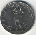 Ватикан 2 лиры 1936 год Папа Пий XI