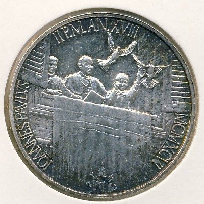 Ватикан 1000 лир 1996 год