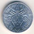 Ватикан 1 лира 1975 год