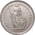Швейцария 1/2 франка 1996 год