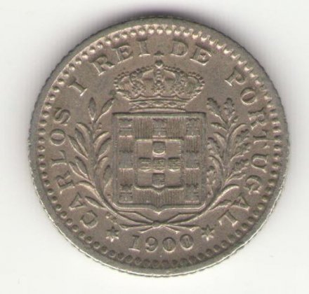 Португалия 50 рейс 1900 год VF