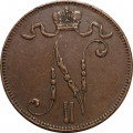 Финляндия 5 пенни 1915 год - VF+