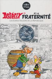 Франция 10 евро 2015 год - Астерикс и Обеликс - FRATERNITE, бретонцы