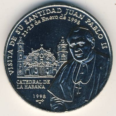 Куба 1 песо 1998 год