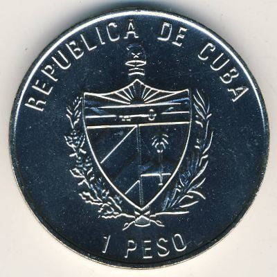 Куба 1 песо 1998 год