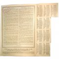 Облигация 187 рублей 50 копеек 1913 года - Общество Черноморской Железной Дороги (128935) с купонами - VF