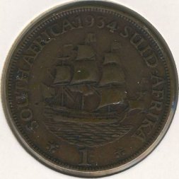 ЮАР 1 пенни 1934 год