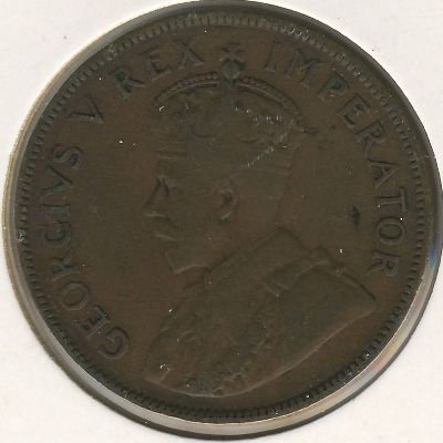 ЮАР 1 пенни 1934 год