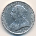 Великобритания 2 шиллинга (1 флорин) 1895 год