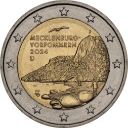 Германия 2 евро 2024 год - Мекленбург-Передняя Померания, Кёнигсштуль (J)