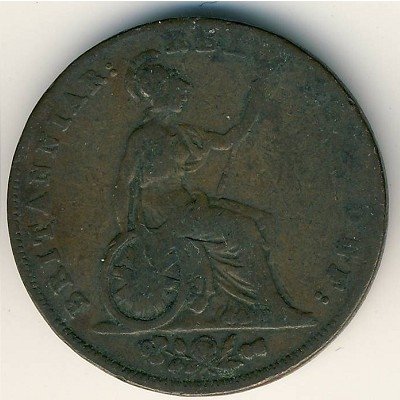 Великобритания 1/2 пенни 1826 год