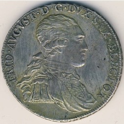 Монета Саксония 1 талер 1793 год