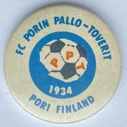 Значок. Футбол. FC Porin Pallo - Toverit. Пори Финляндия