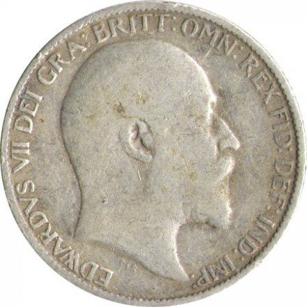 Великобритания 6 пенсов 1908 год