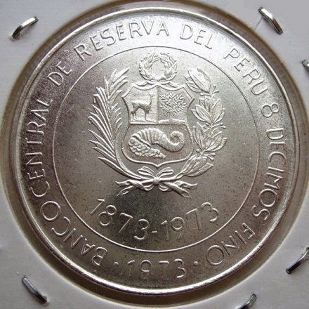 Перу 100 солей 1973 год - 100 лет торговым отношениям с Японием