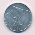 Словакия 20 геллеров 2001 год