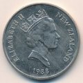 Новая Зеландия 20 центов 1988 год - Киви