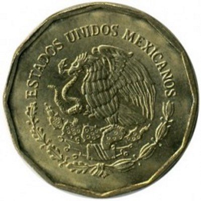 Мексика 20 сентаво 1997 год