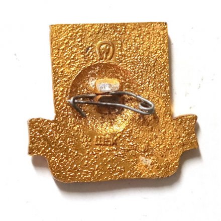 Значок В.И. Ленин, лента