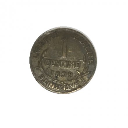 Франция 1 сантим 1899 год