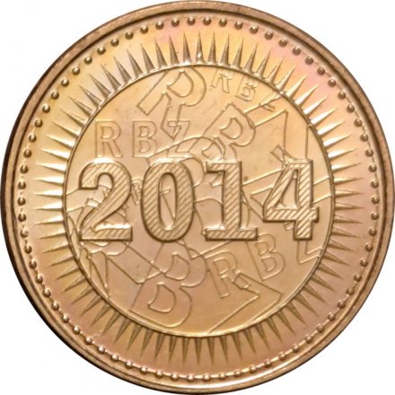 Зимбабве 5 центов 2014 год - Резервный банк Зимбабве
