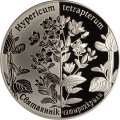 Беларусь 1 рубль 2014 год - Зверобой четырехкрылый