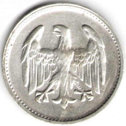Веймарская республика 1 марка 1925 год (D)