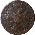 Денга 1731 год (над годом две черты) Анна Иоанновна (1730 - 1740) - перечекан с копейки Петра I - F