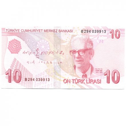 Турция 10 лир 2009 год - UNC 