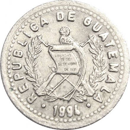 Гватемала 10 сентаво 1994 год