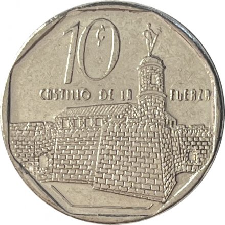 Куба 10 сентаво 2000 год - Крепость Реаль-Фуэрса