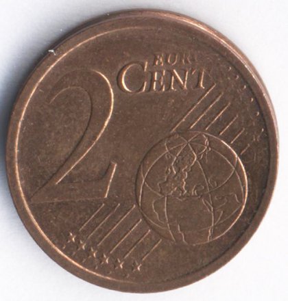 Германия 2 евроцента 2005 год (A)