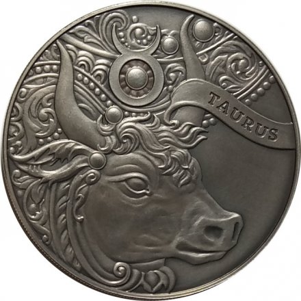 Беларусь 1 рубль 2014 год - Телец (Taurus)
